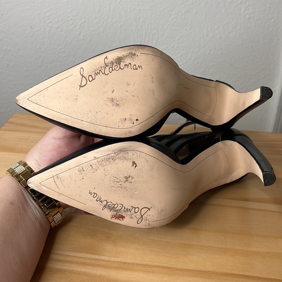 Sam Edelman Ankle Cuff Heels Size 9.5 - Picture 5 of 6